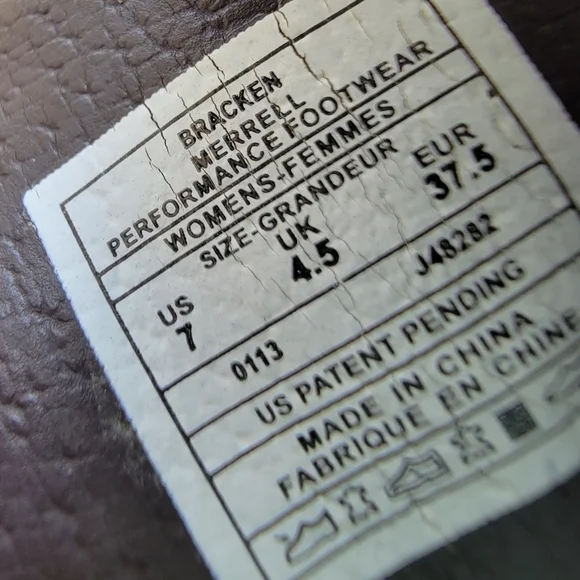 Merrell Leather Bracken Brown Slide Mules Loafers  Air Cushion Insole Wo… - Picture 5 of 9